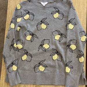 Time and true lemon sweater